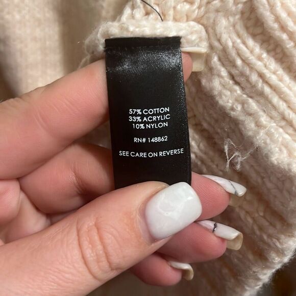 ✨Torrid Cotton Intarsia Pullover Balloon Sleeve Sz 0X Sweater✨ - Picture 8 of 9